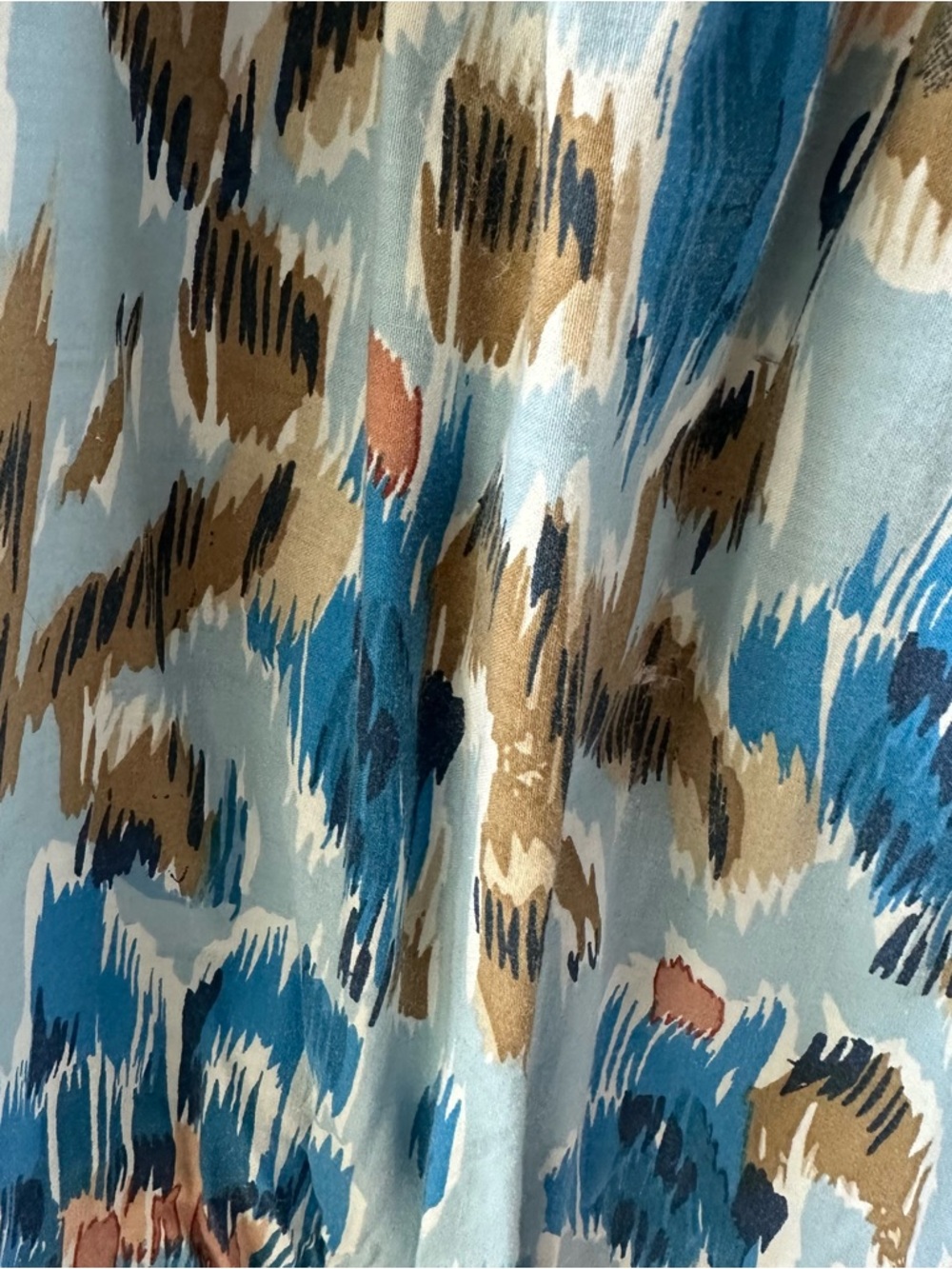 House Of Harlow 1960 Zoey Smocked Flutter Sleeve Blue Floral Maxi Dress Size S - Picture 4 of 6